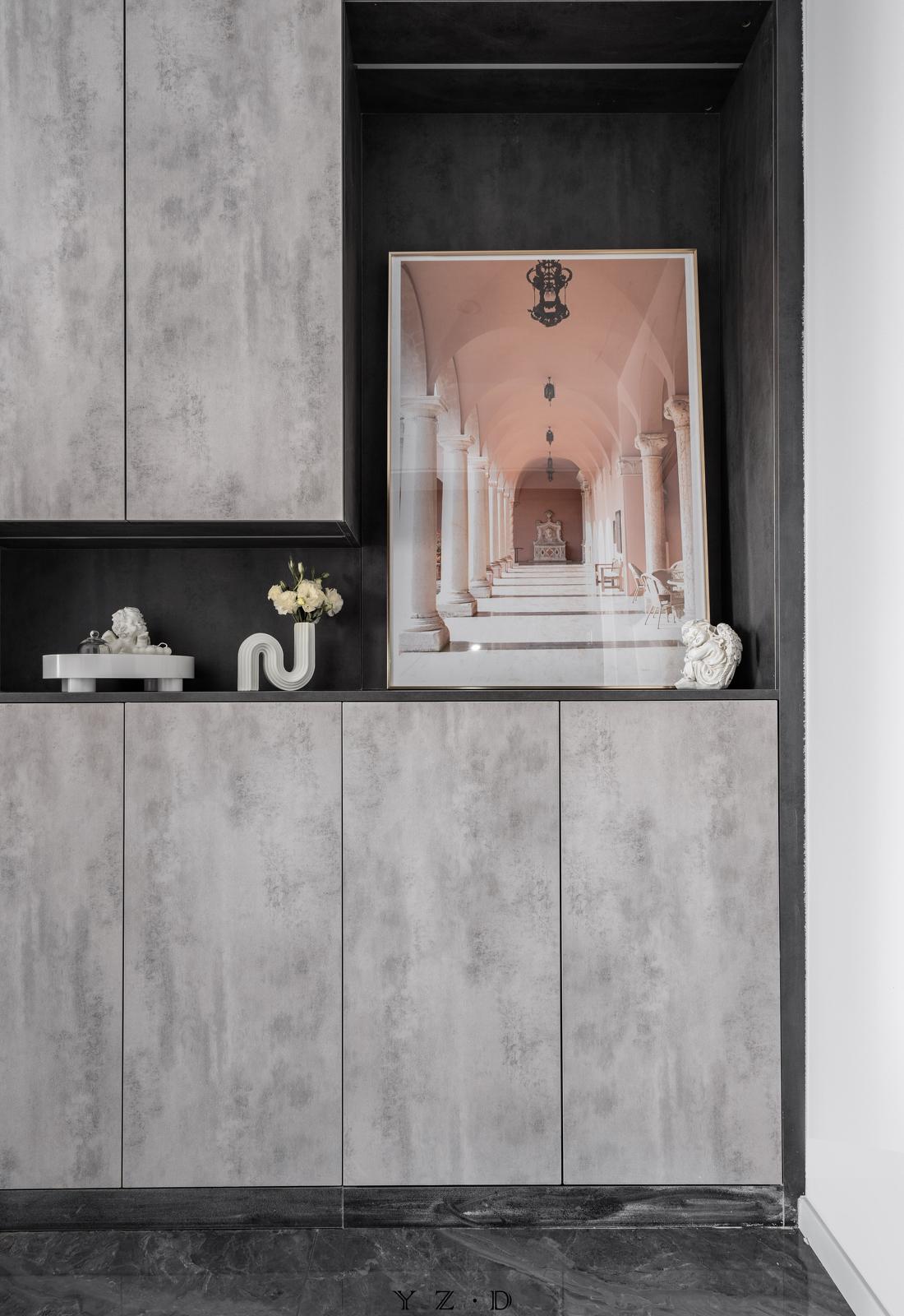 120㎡法式轻奢风无敌江景房设计丨言正设计-15