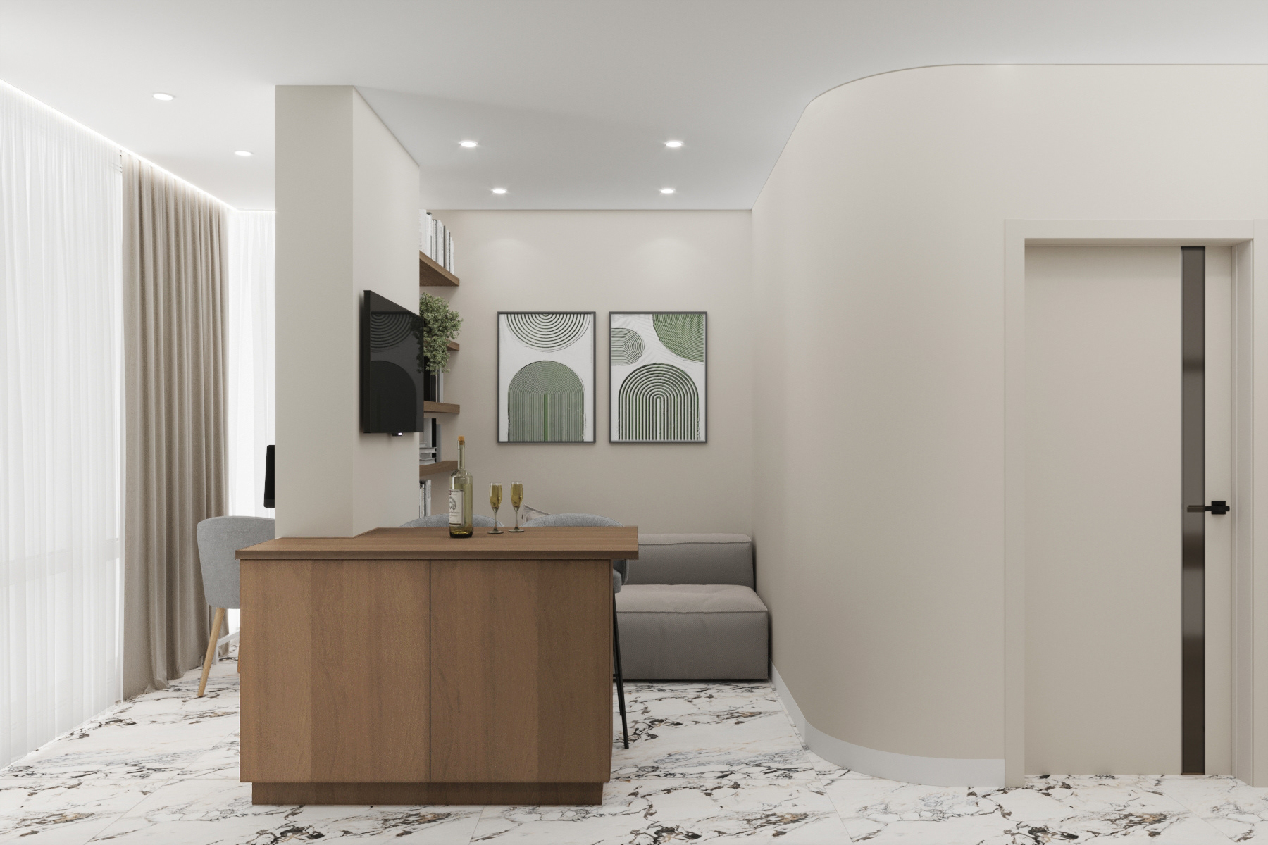 Grand Village 公寓丨乌克兰利沃夫丨Julia Lutsiv-11