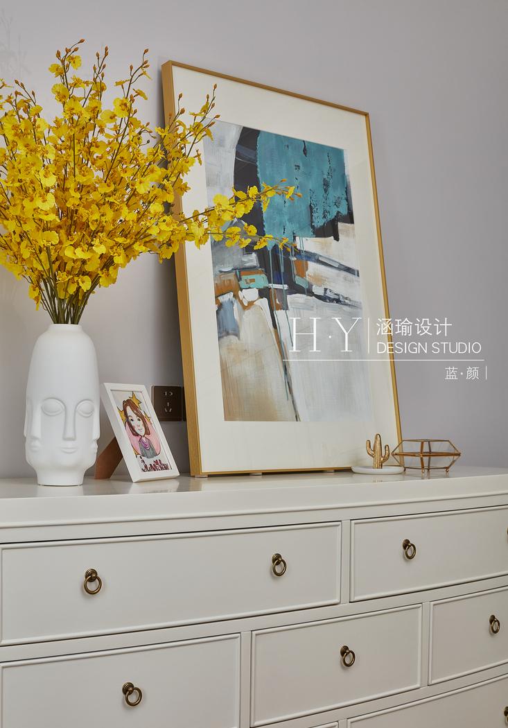 涵瑜设计丨平层书香独韵,盛世蓝颜-36