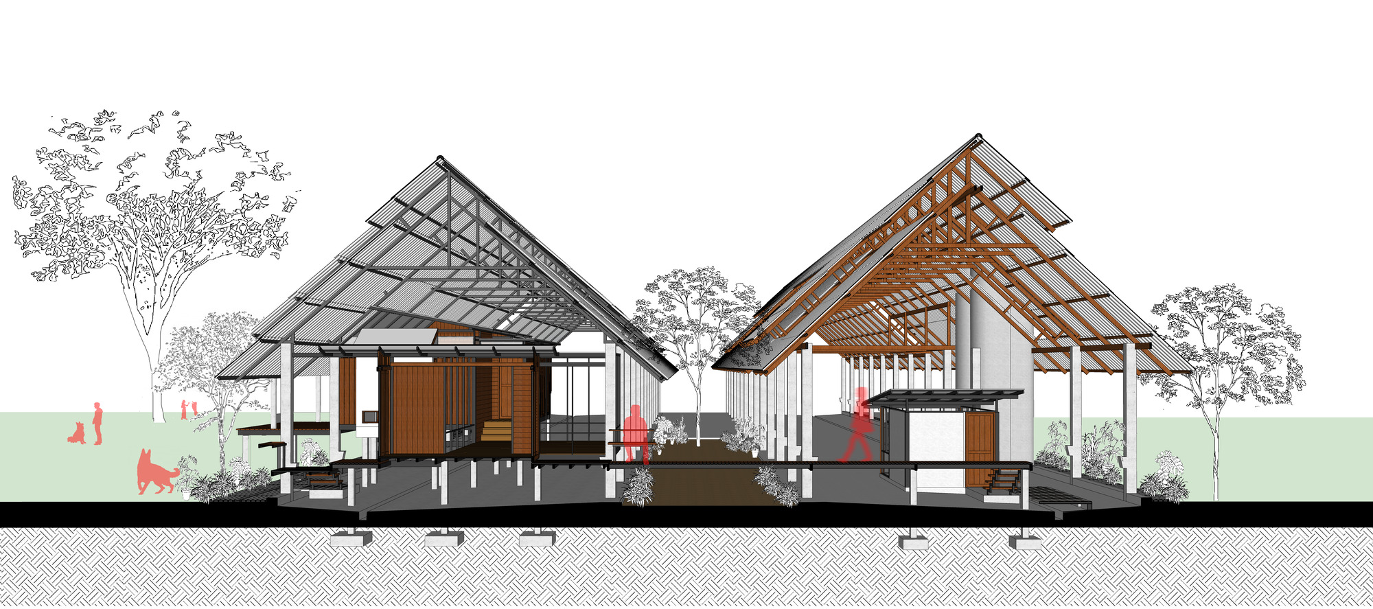 卡纳姆·诺伊之家丨泰国丨Yangnar Studio-21