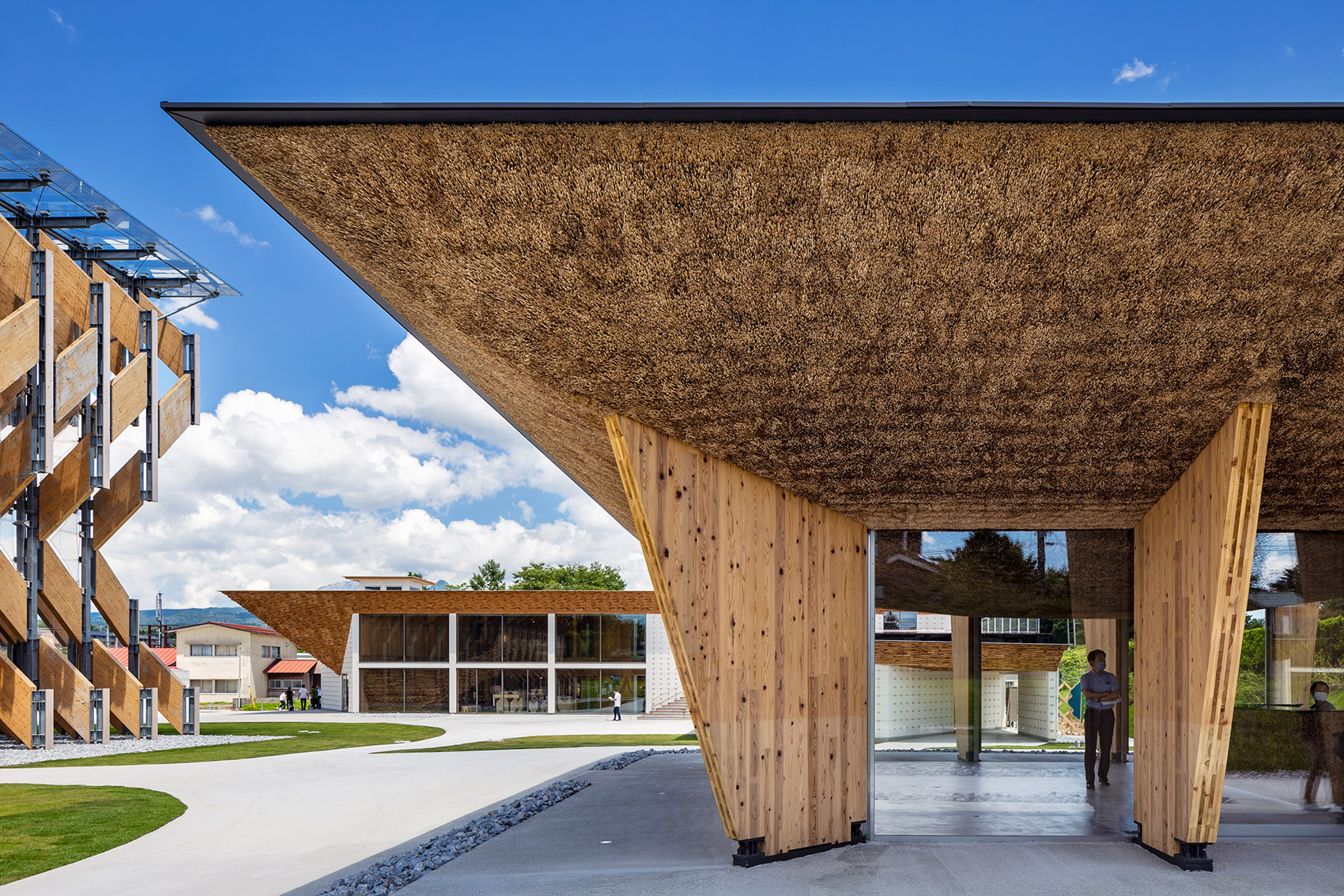 GREENable HIRUZEN 骑行中心和展亭丨日本丨隈研吾-13