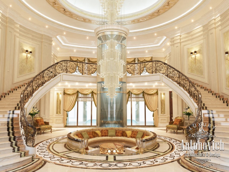 安东诺维奇设计 | 迪拜豪华客厅的现代风尚-0