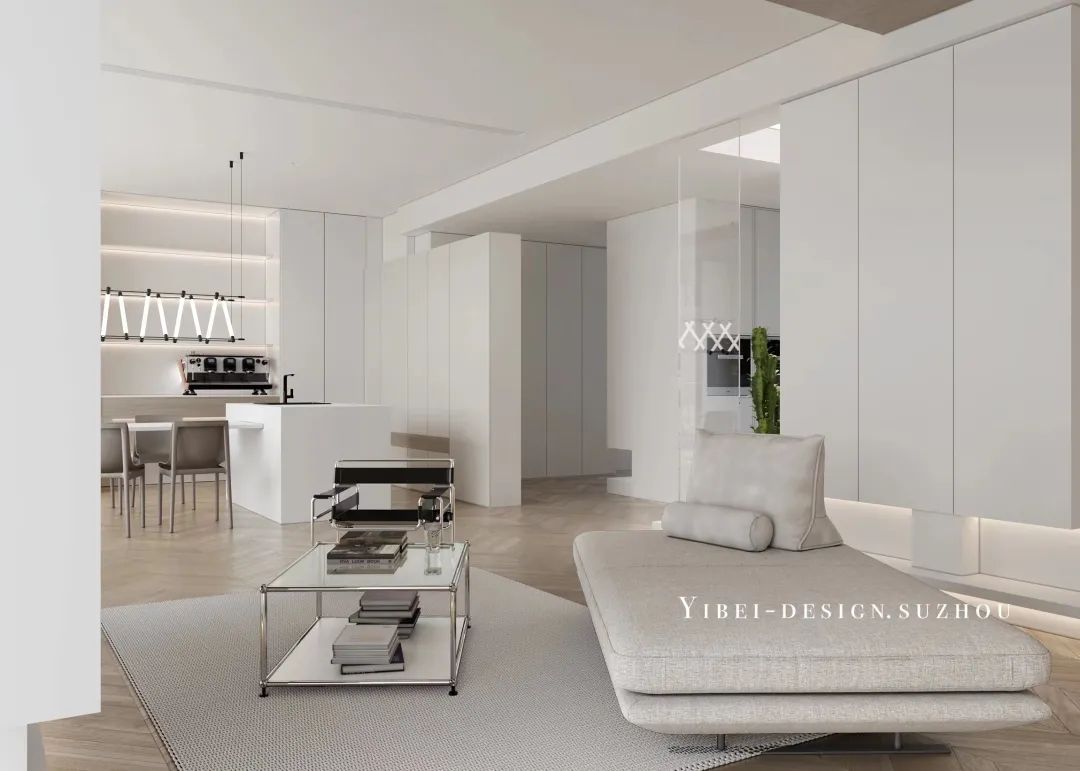 纯白极简原木空间家装设计丨中国苏州丨YIBEI DESIGN-5