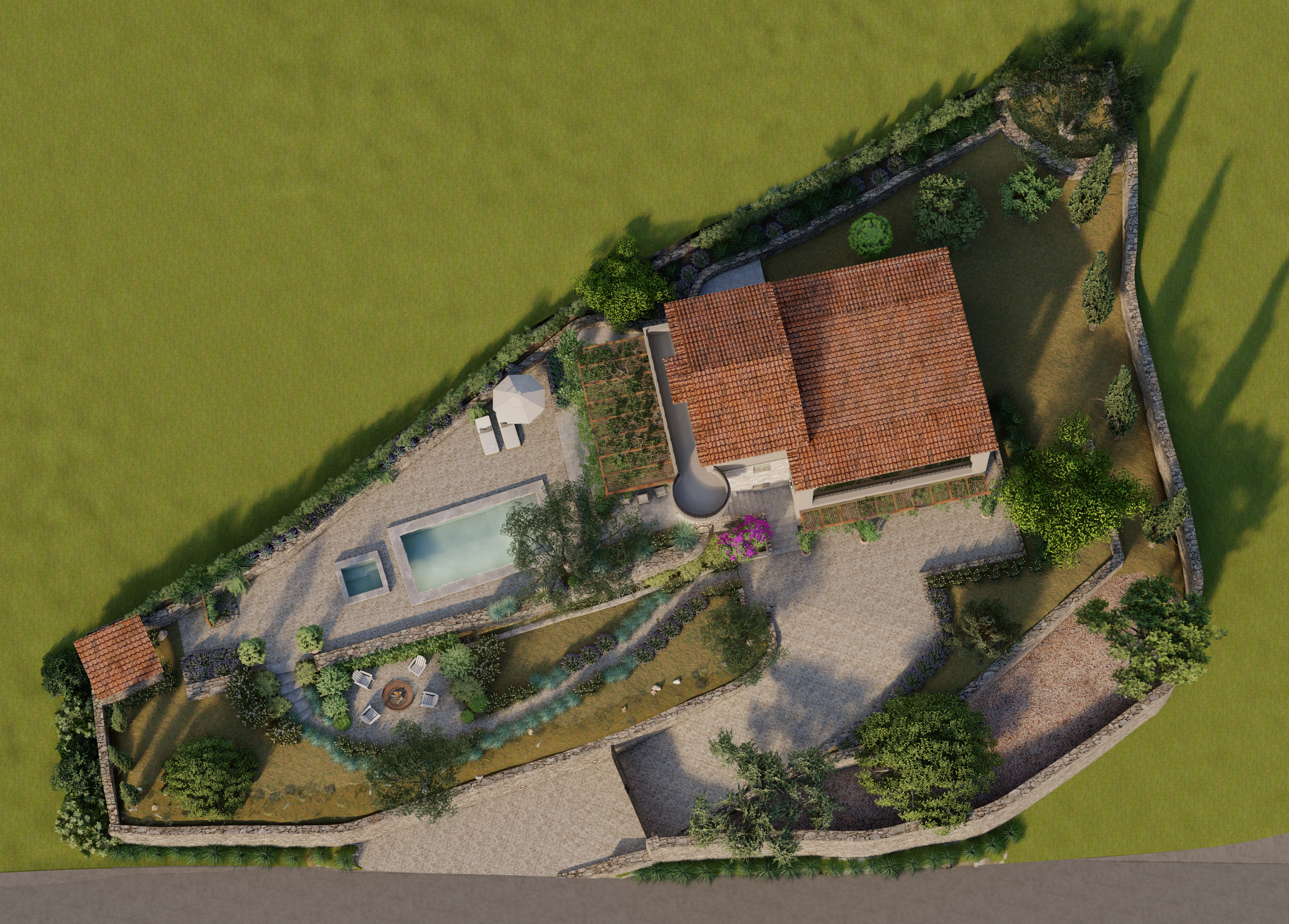 地中海绿洲景观设计丨希腊丨EF 建筑设计工作室-21