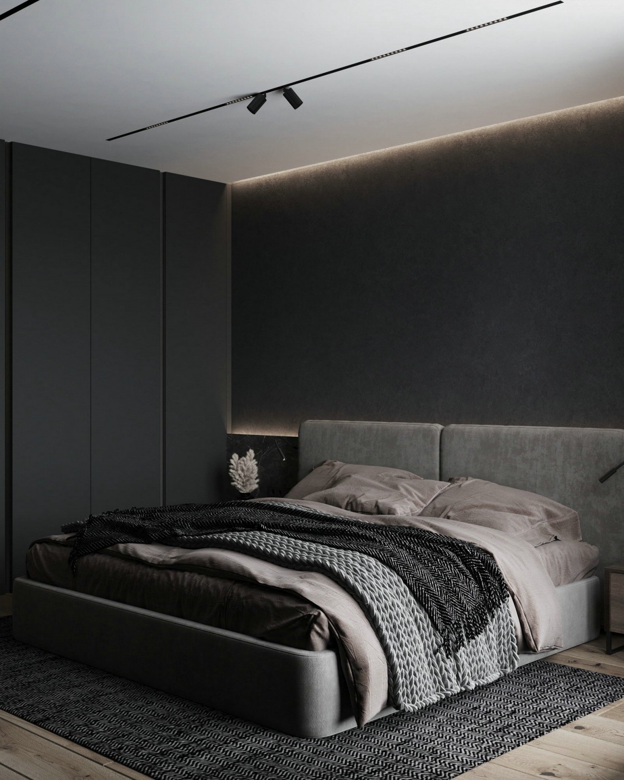 高级黑公寓 丰富极具有质感-21