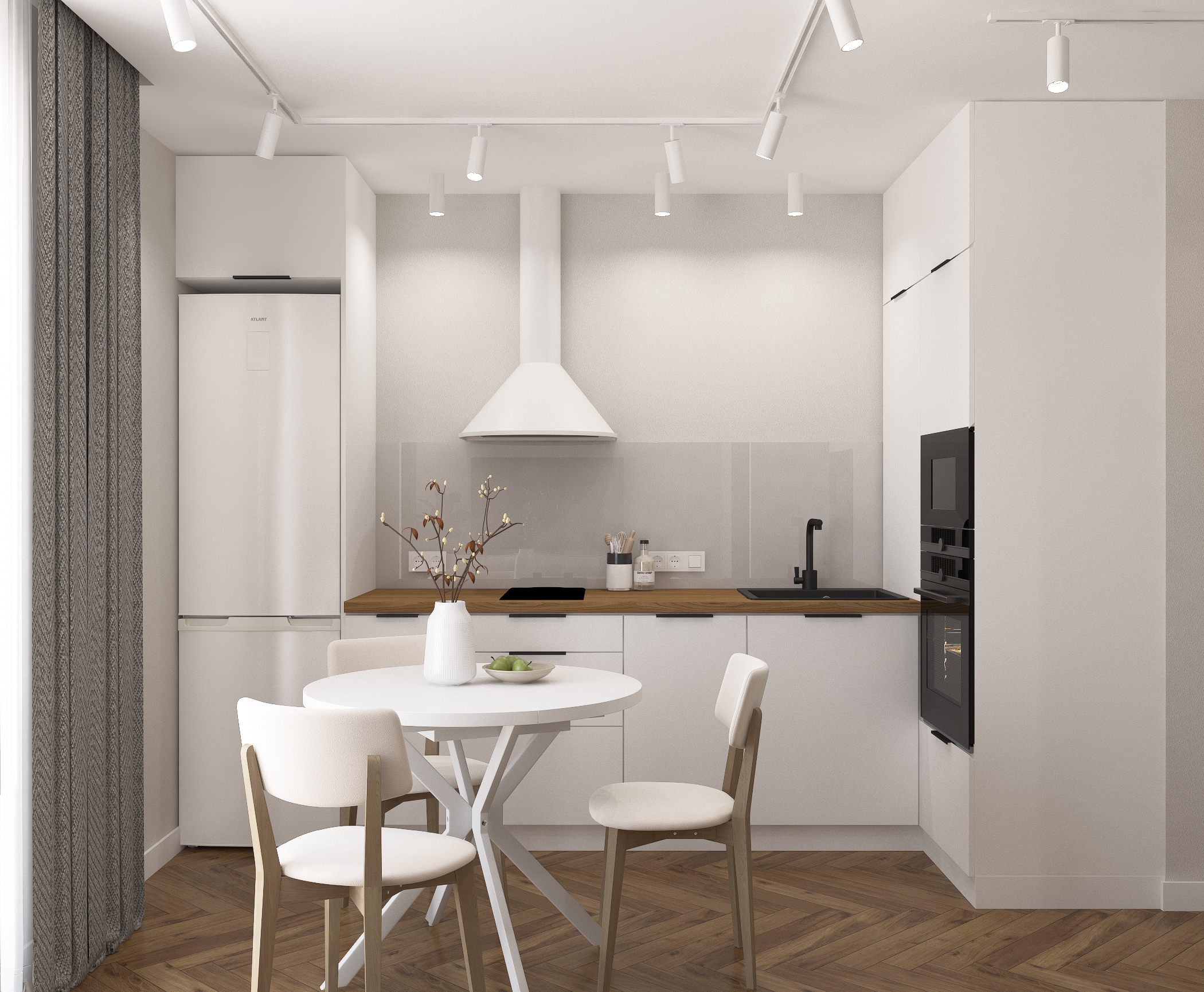 Дизайн интерьера квартиры 25,5 квм-1