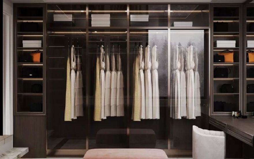 现代奢华住宅设计,精致多变、色泽温馨柔和-78