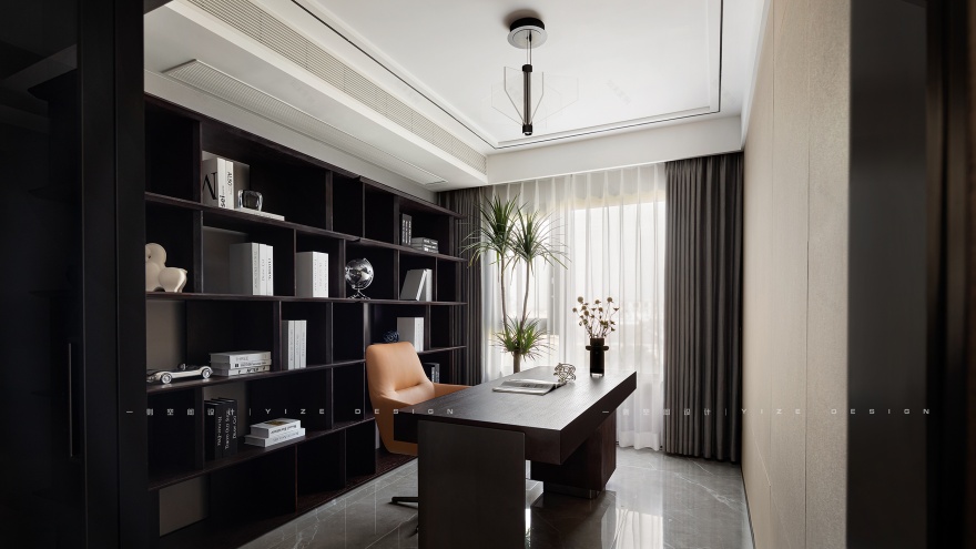 杭州现代黑白跃层住宅丨中国杭州-45