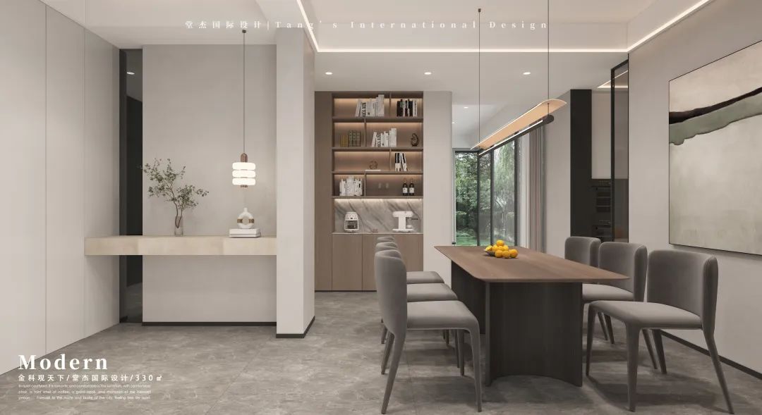 金科观天下 330㎡原木灰空间丨中国南京丨堂杰国际设计-21