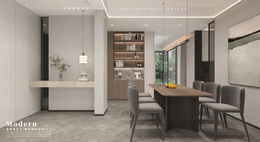 金科观天下 330㎡原木灰空间丨中国南京丨堂杰国际设计-21