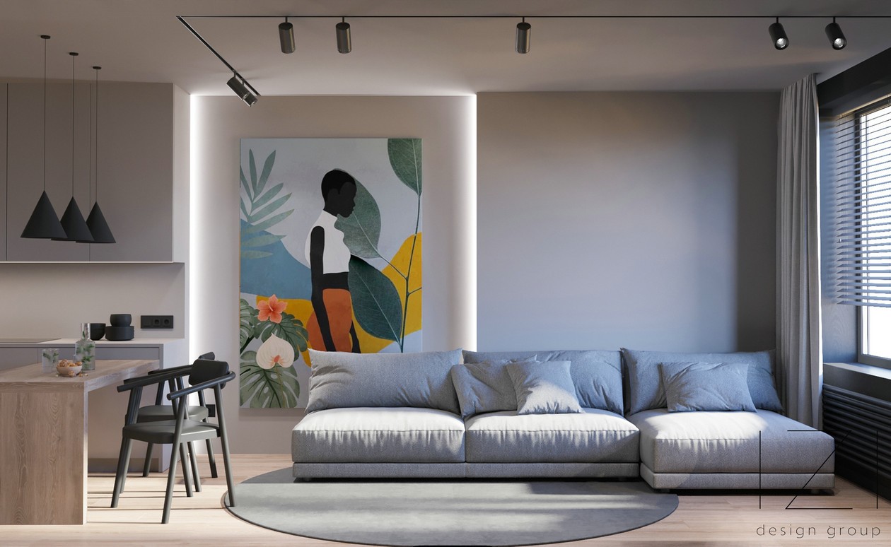 高级色系 现代简约风公寓-0