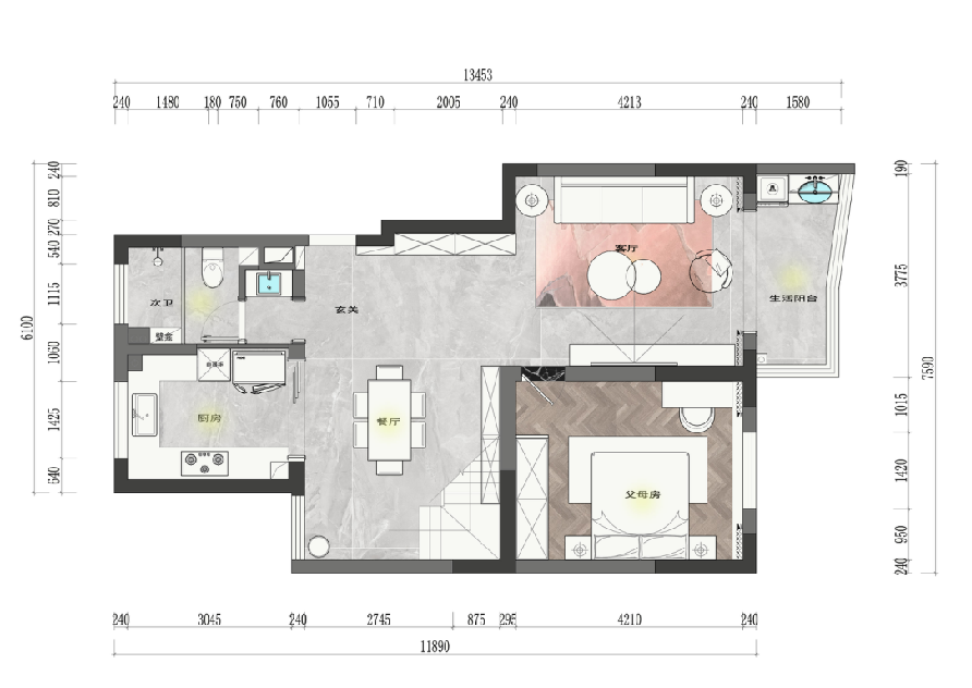 都市水乡复式现代轻奢住宅丨浙江南鸿装饰-20