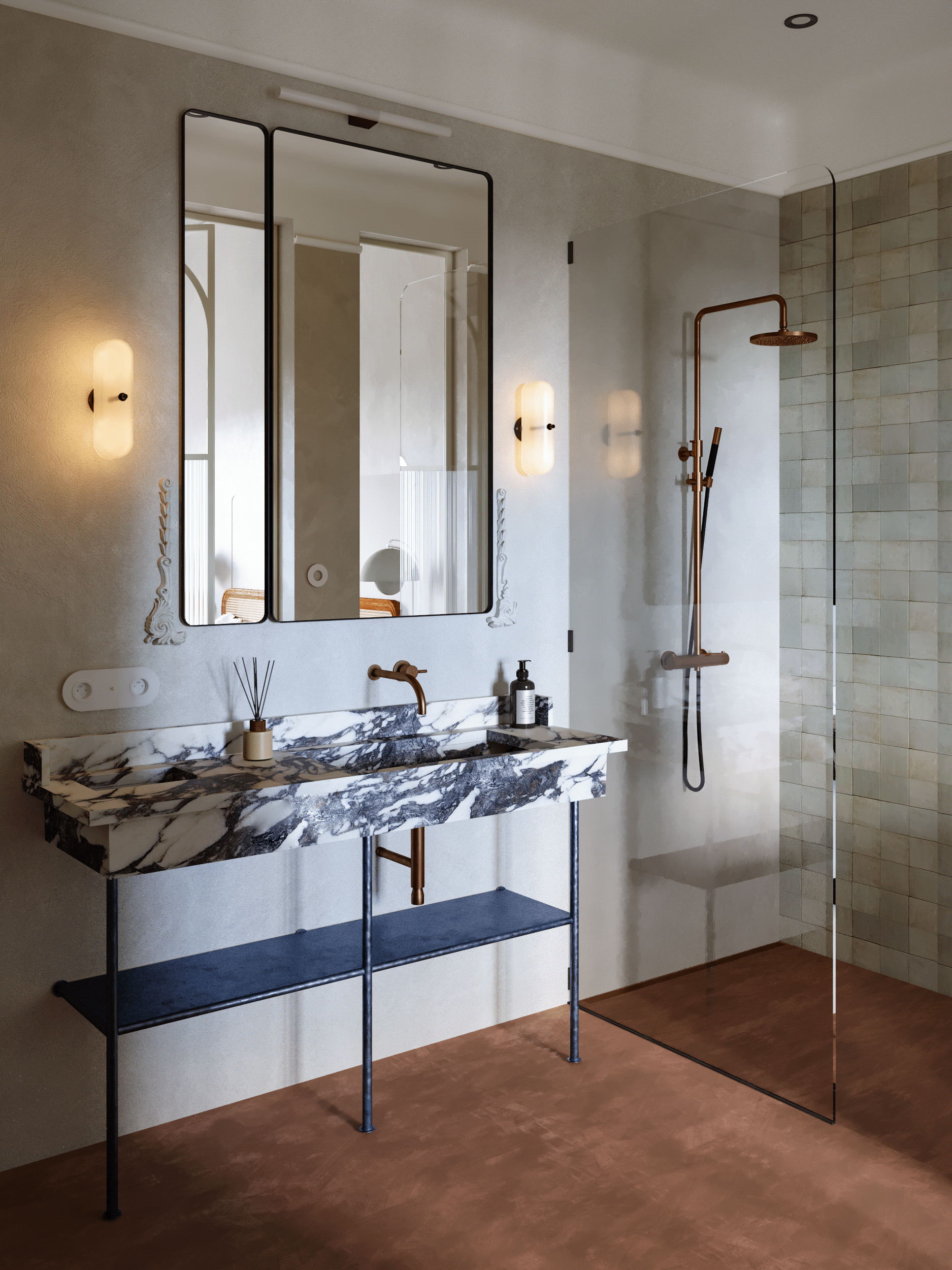 115㎡公寓设计 超有氛围感的住宅-20