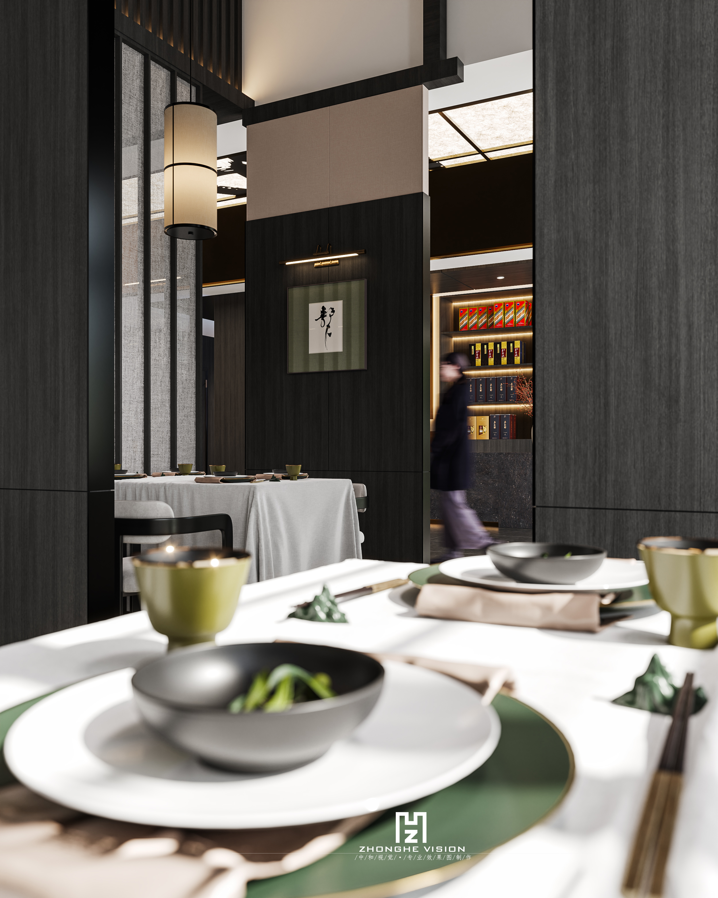 餐饮空间最新渲染-7