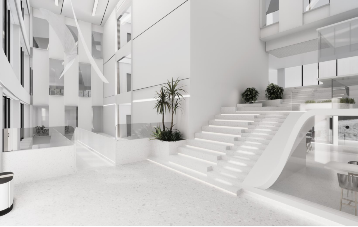 深白 · 国际单位办公楼室内设计丨象蝶设计-58