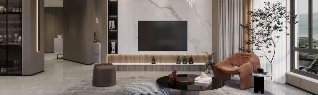 新湖明珠城现代简约大平层设计丨金螳螂家苏州新区店-47