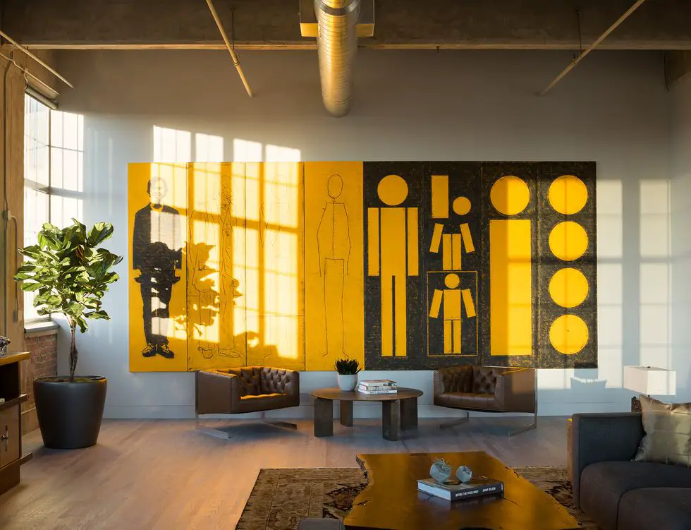 旧面粉厂改造的 loft，工业风与现代生活的完美融合-6