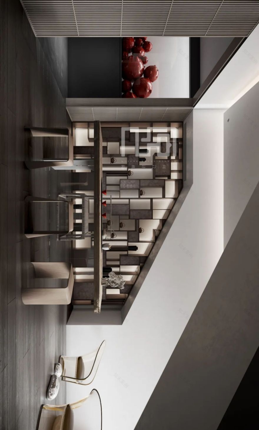 《九盏|| 冬饮》 | 九重天包间设计,古韵诗意与现代审美融合-46