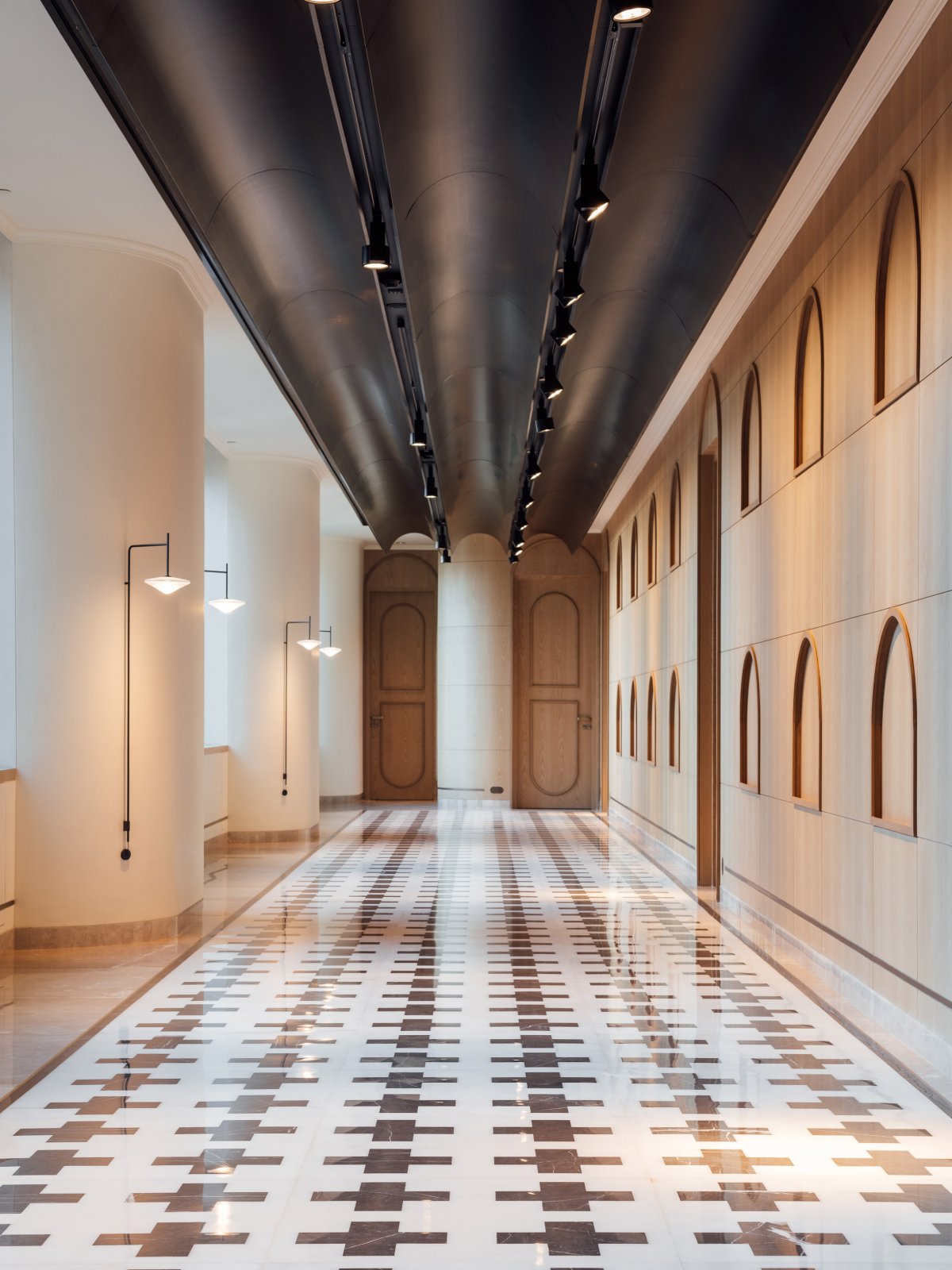 印度制药公司弧形拱门特色办公室设计-11