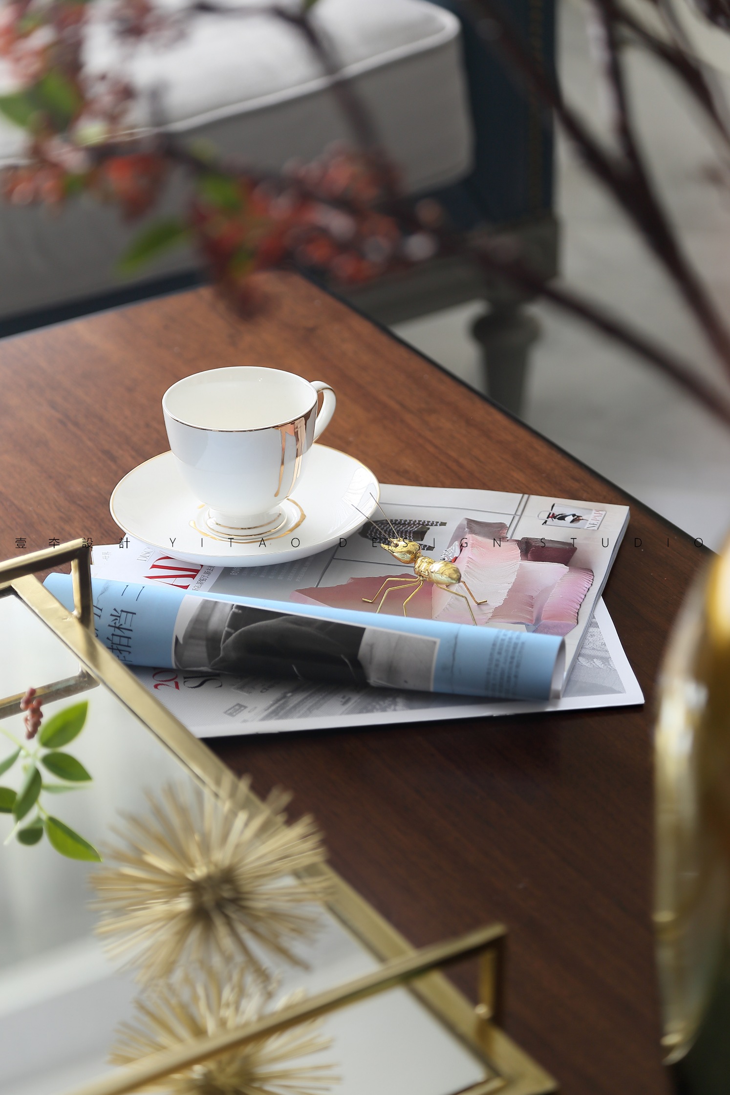 壹夲設計 |『秋实』五矿晏山居简约美式-49