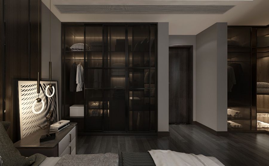 九里晴川现代轻奢风,高级灰与轻奢的完美融合-37