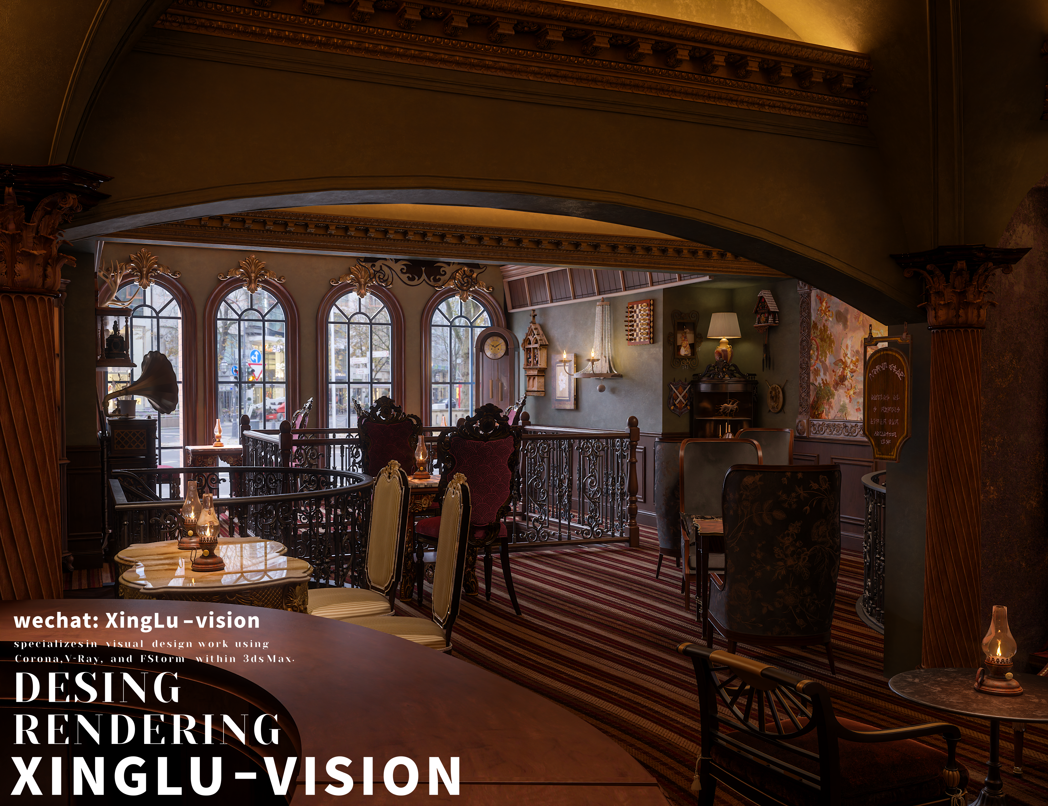 近期渲染·酒吧丨星路视觉-13