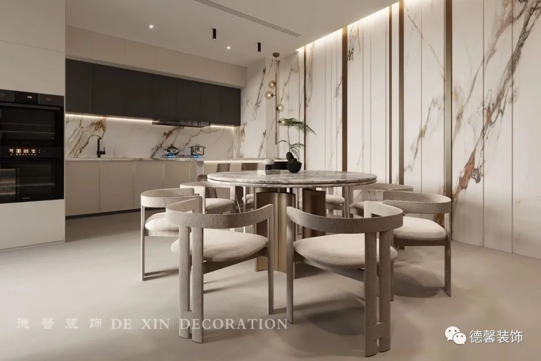 广州南沙 300㎡轻法式别墅设计丨中国广州丨德馨装饰-49