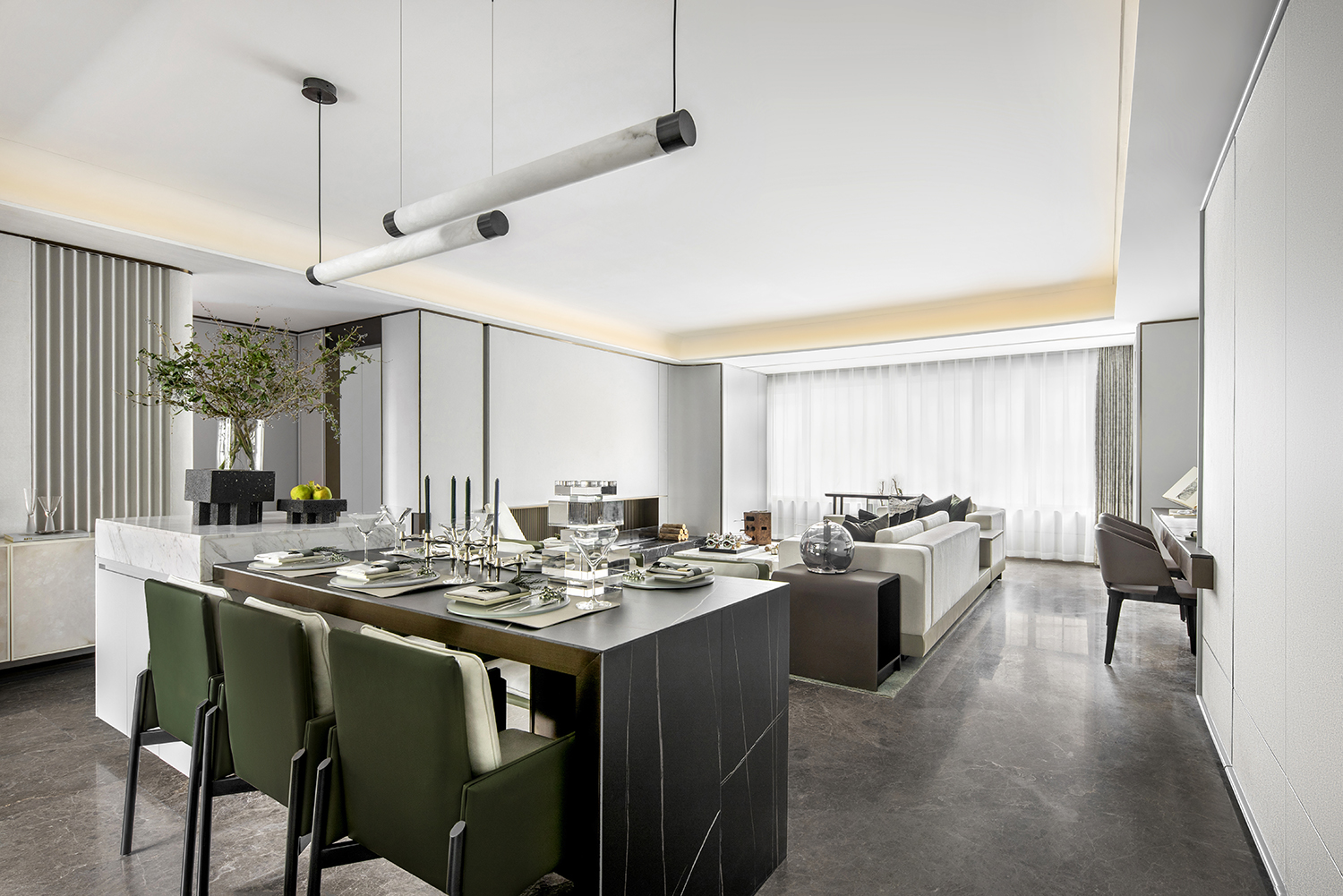 堂悦样板间丨中国烟台丨上海岳蒙设计有限公司-22