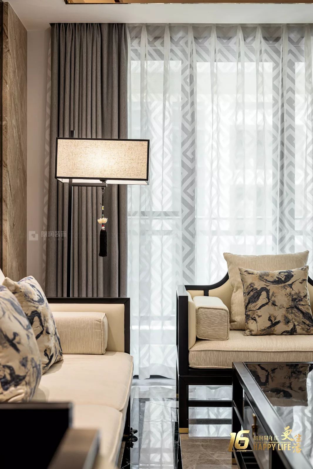 成都龙湖听蓝湾新中式家居设计,优雅轻奢致敬历史传承-57