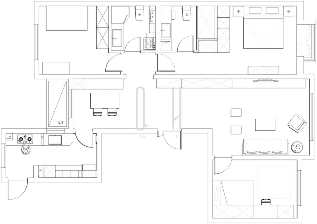 清和一舍新作 | 河海花园、雅湖里项目空间设计-3