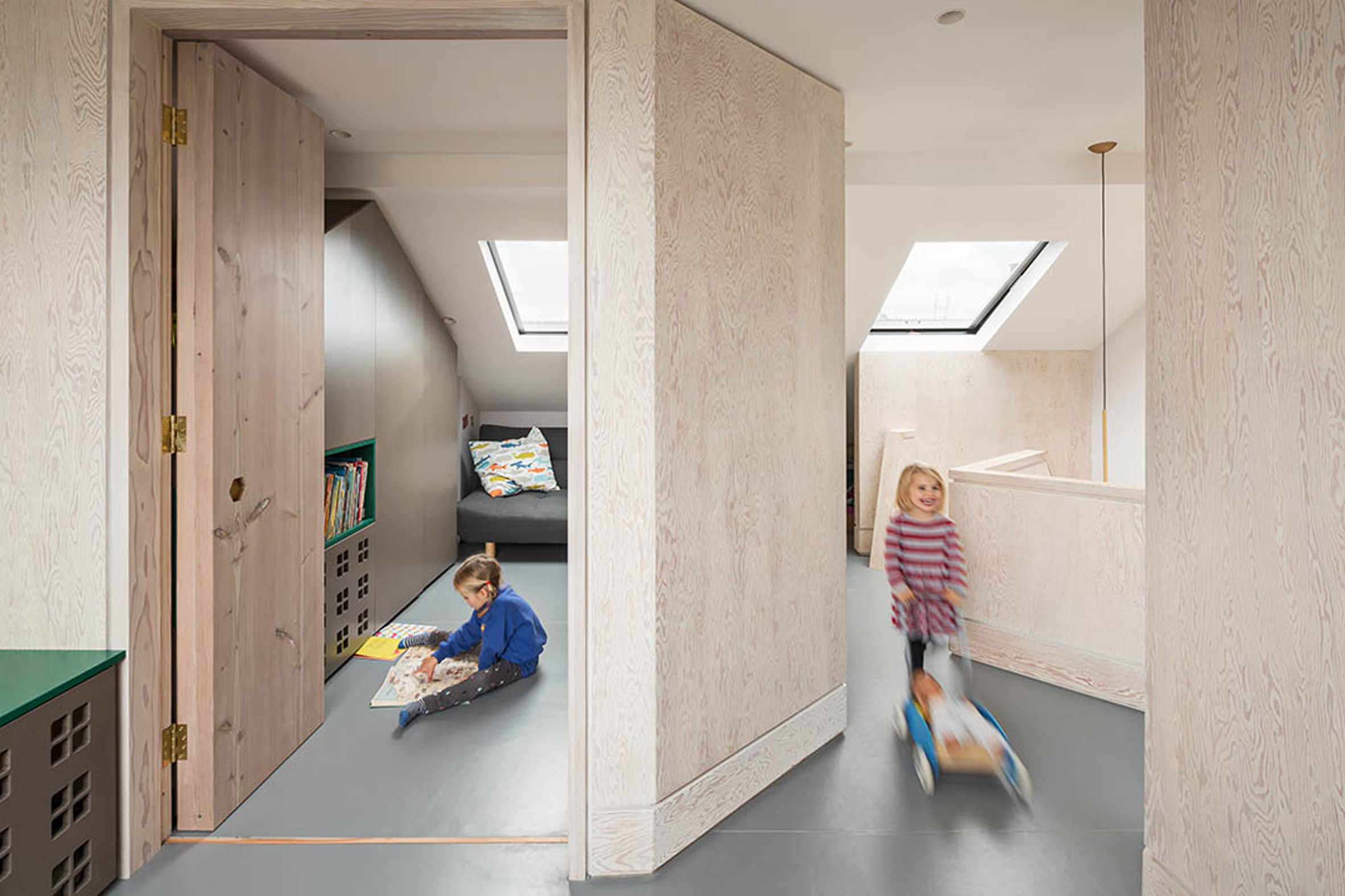 Etch House by Fraher Architects contains clues about its previous layout-13