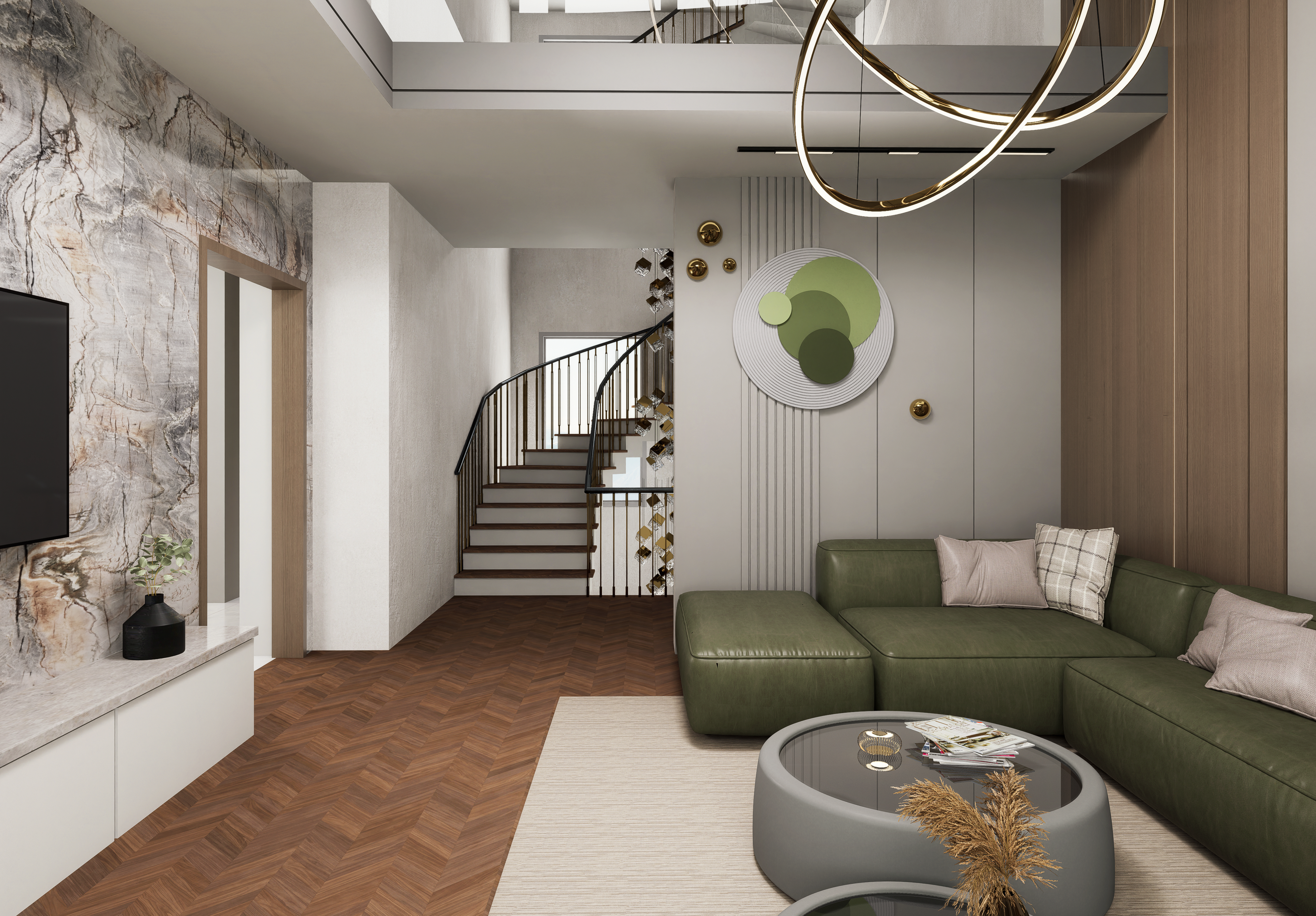 Tranquil Haven 室内设计项目丨建筑学生-3