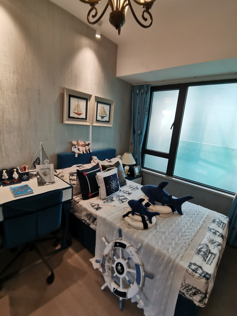 汕头龙光熙海岸C户型地中海风格样板房设计-19