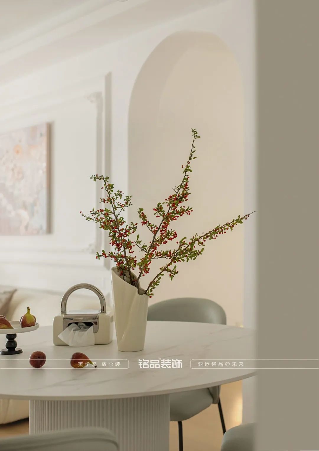 温柔奶油轻法式,浪漫满屋的世宸名府设计丨中国杭州丨铭品装饰-40