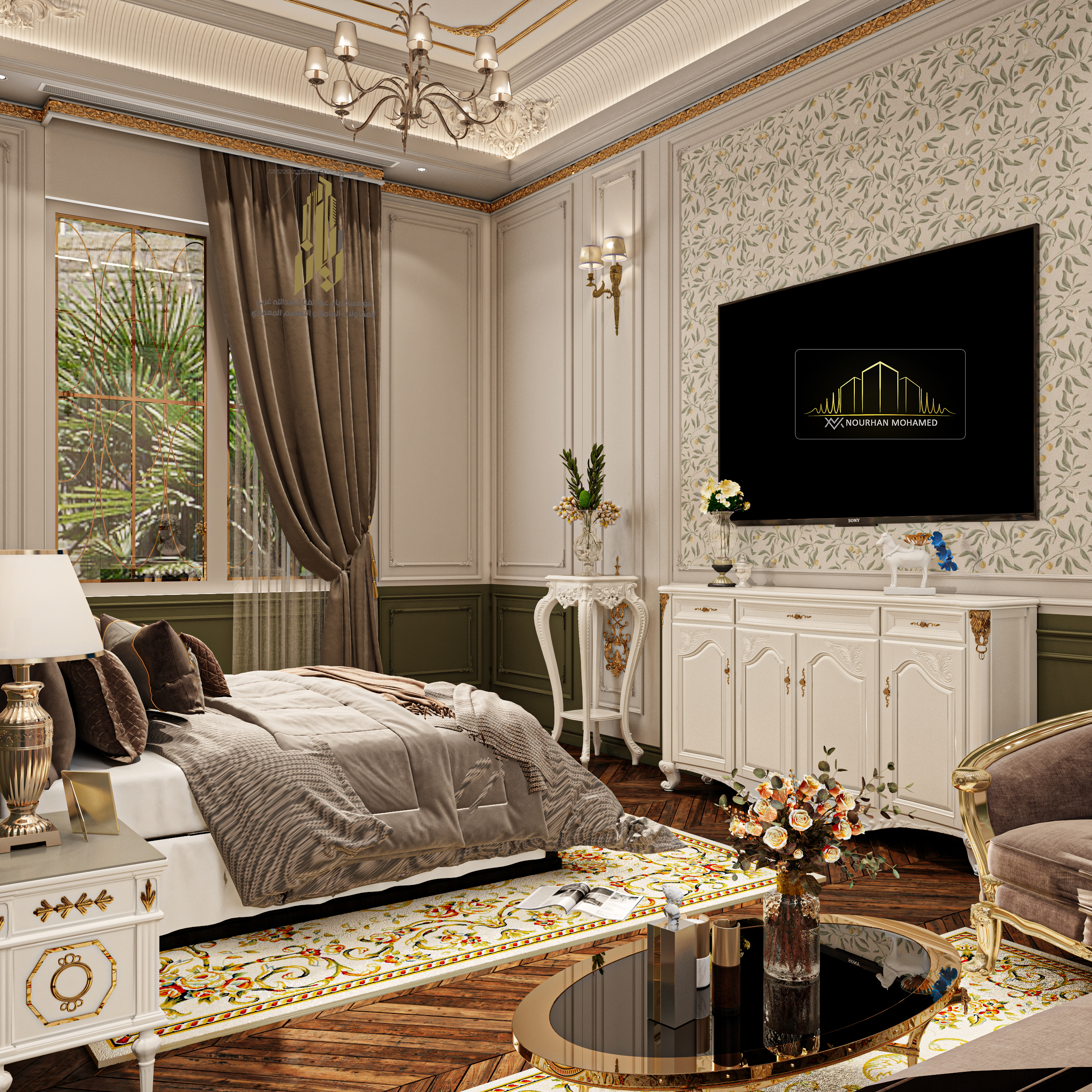 Classical Master Bedroom-6