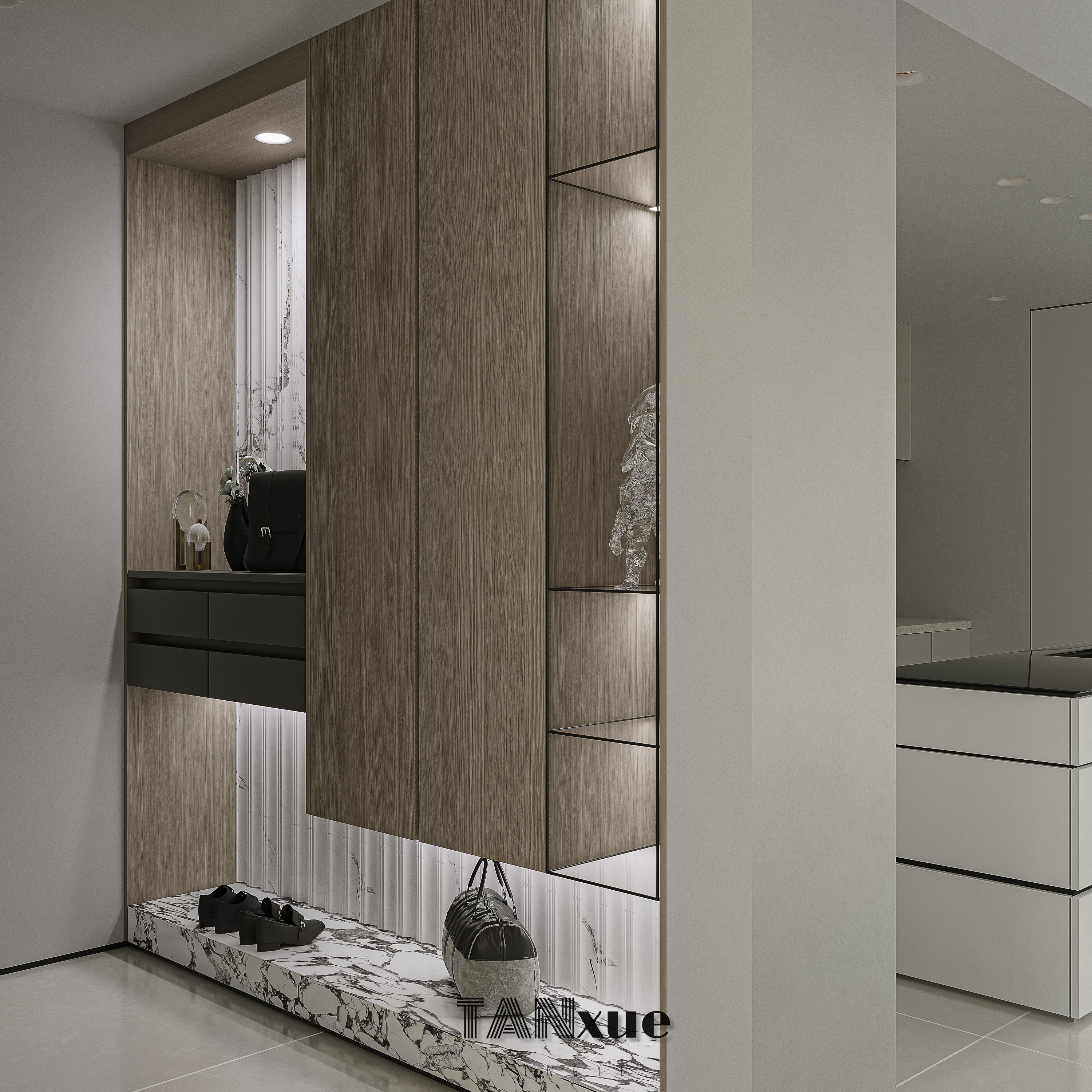 家装|极简风现代简约 干净利落又高级-7