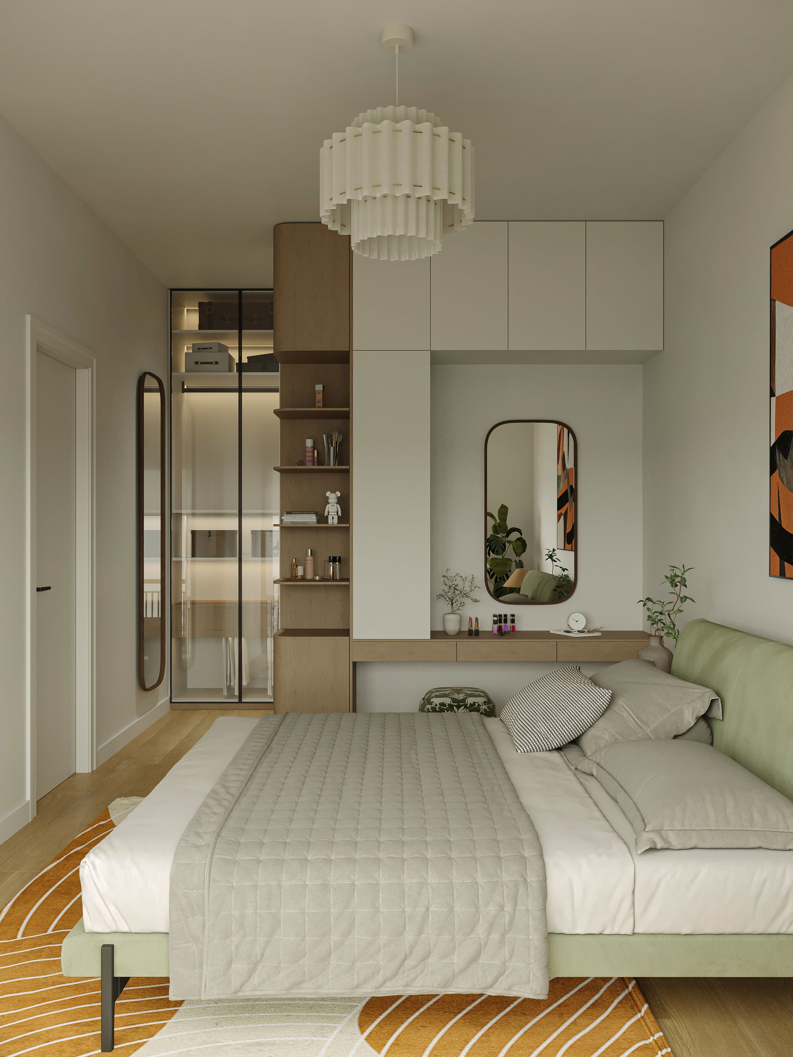 Smart Living in 47 sqm | Berlin Apartment Interior-6