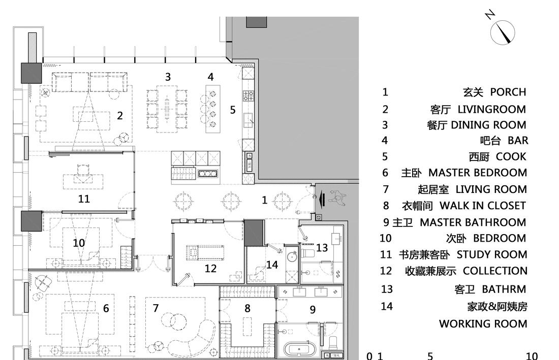 成都花漾锦江极简美学大平层设计丨中国成都丨One House Design 壹舍设计-74