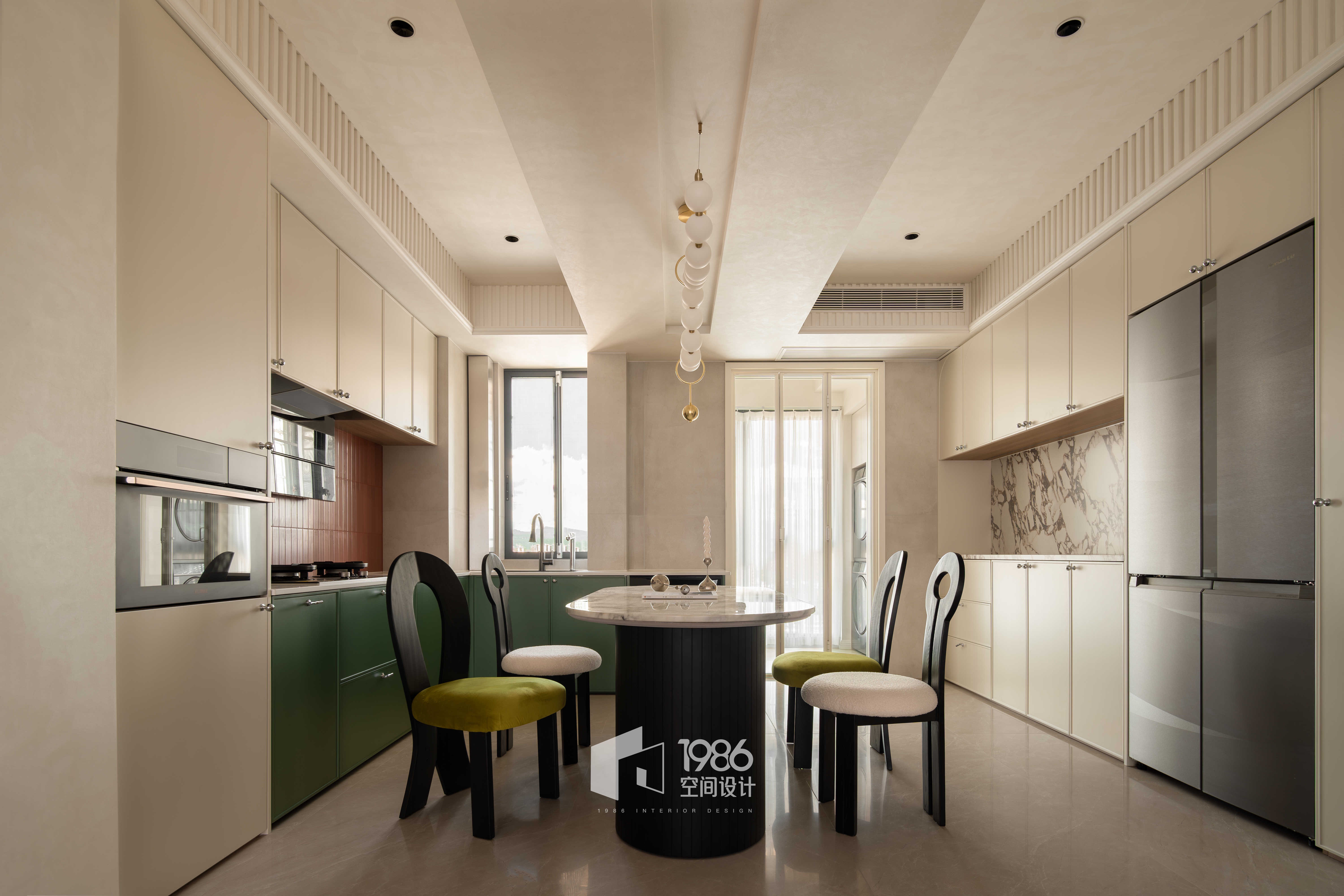 180㎡自带电影感的轻法式之家丨中国长沙丨1986空间设计-24