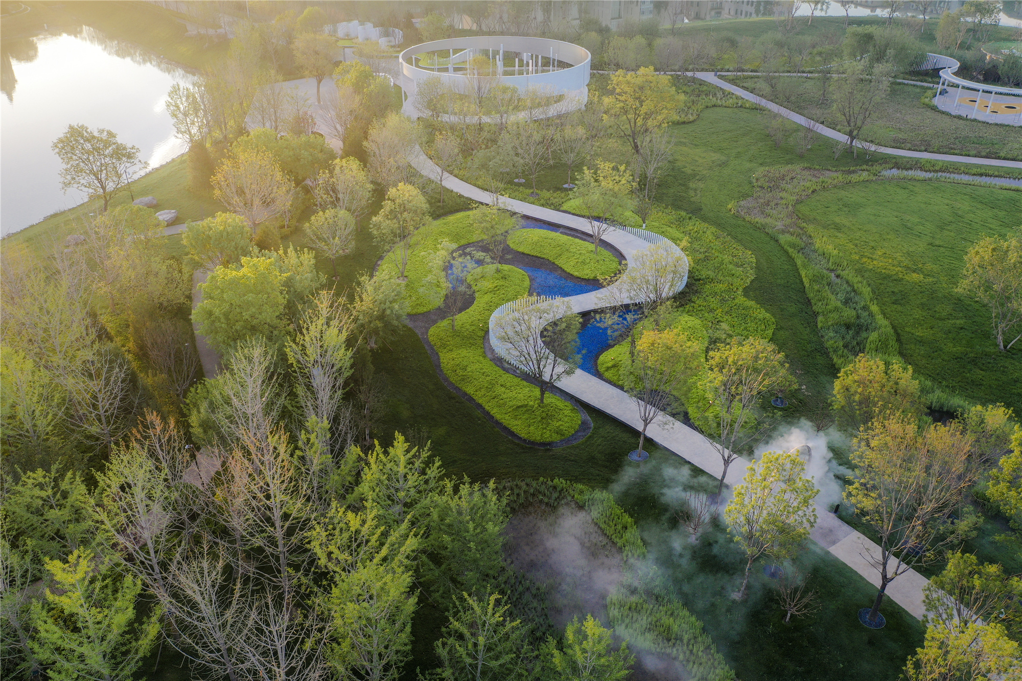 天津融创星耀五洲 9 号岛景观丨中国天津丨AECOM-14