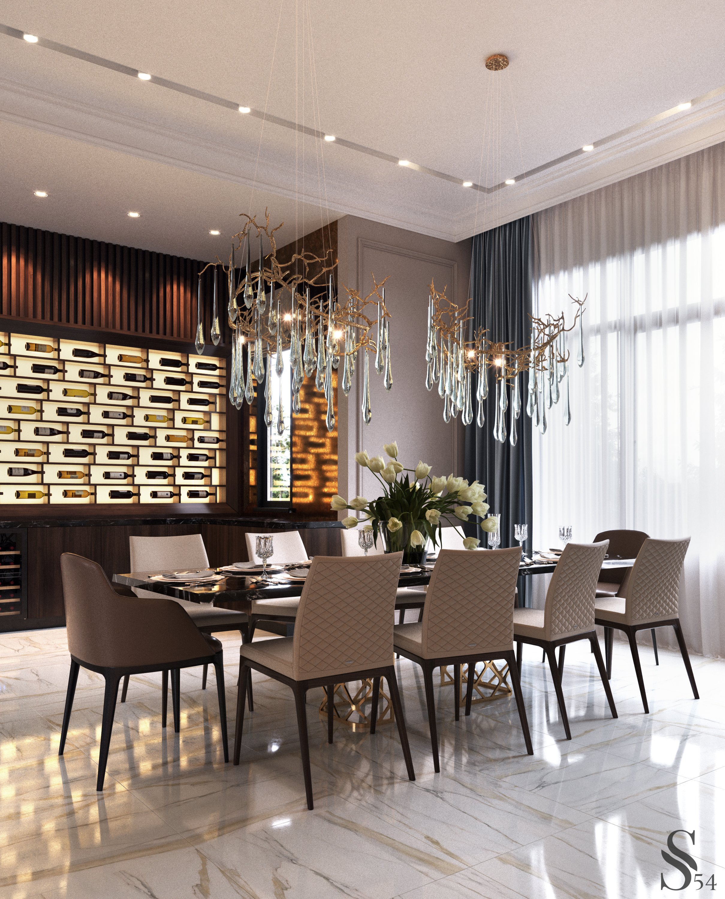 Загородный дом в США Studia-54-8