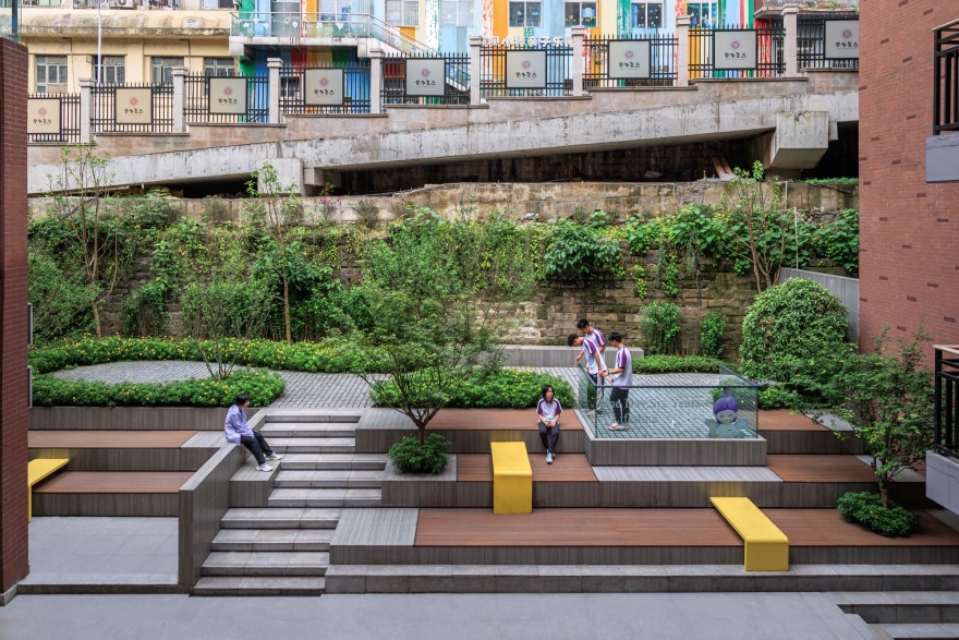 巴蜀中学张家花园校区景观改造丨中国重庆丨AF.d 奥凡设计(景观),重庆市设计院城市建筑一院(建筑)-79