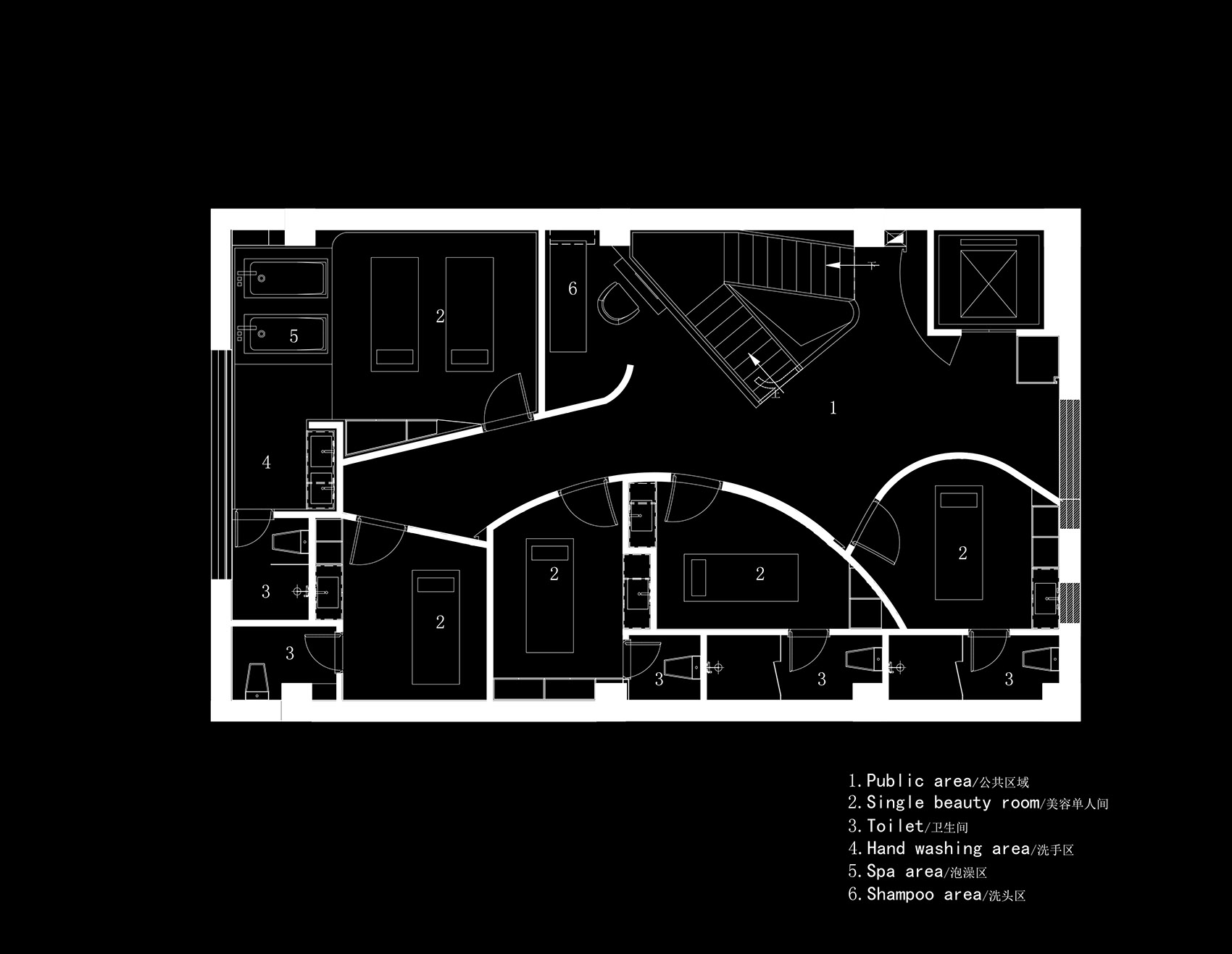 AD艾克建筑设计 | 哈尔滨SOOYOU美容院-69