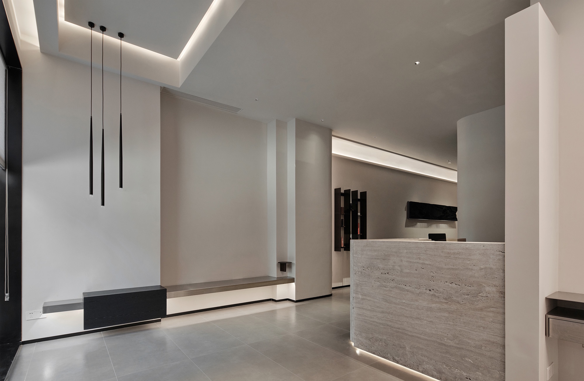 现代中古风理发店丨中国杭州丨尔景空间设计-15