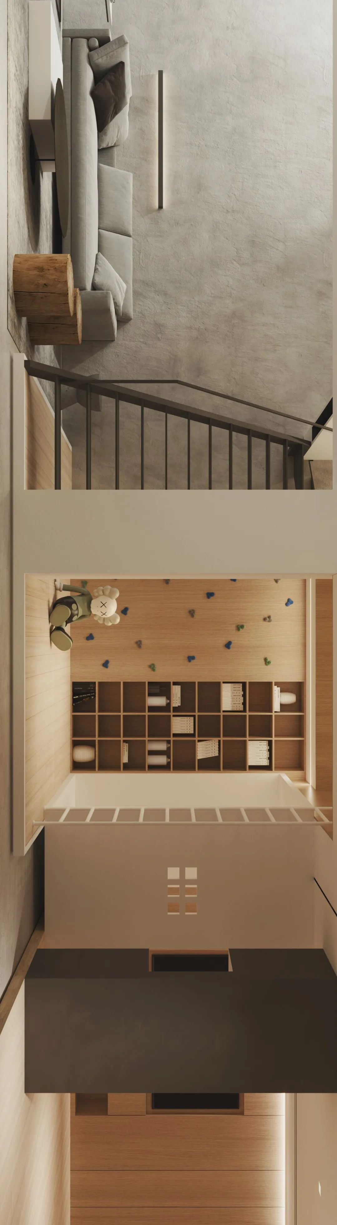 上海融信别墅地下空间极致简约设计-27