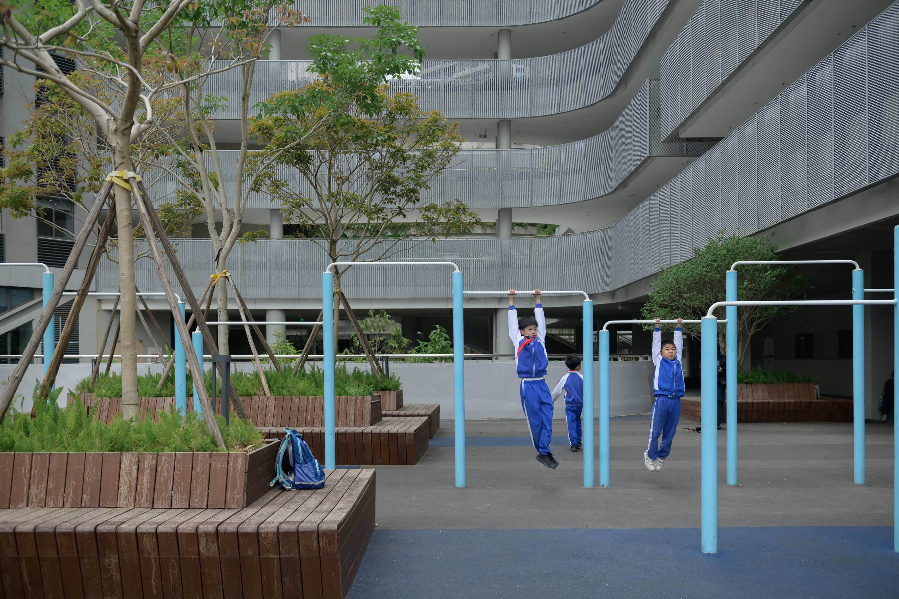 红岭教育集团 华富实验学校丨中国深圳丨大小景观,深圳市建筑设计研究总院有限公司,广州天泓-14