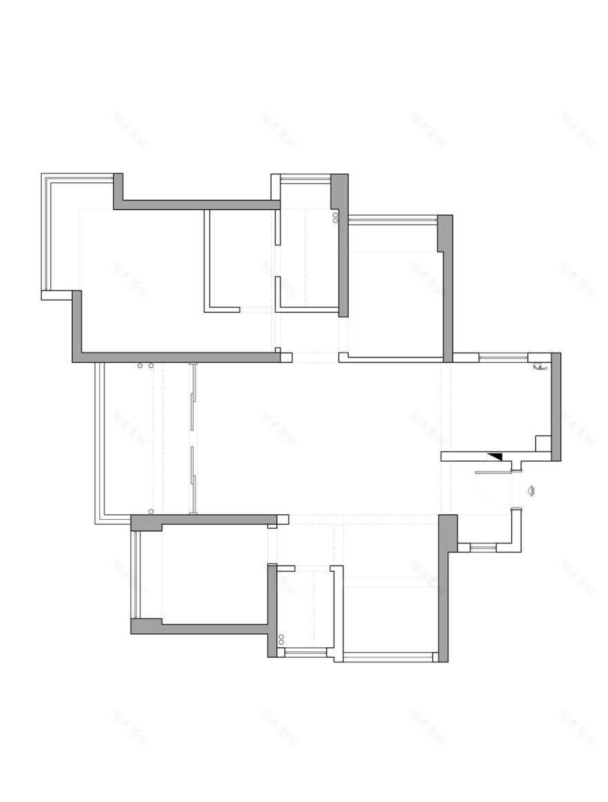现代轻奢四室住宅-5