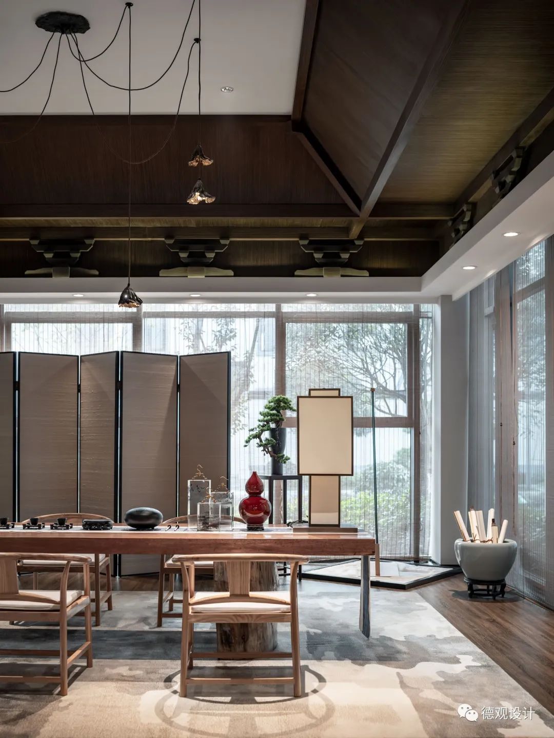 鲟龙湾文旅项目半岛一期 1#艺术中心 | 东方雅韵的空间叙事-34