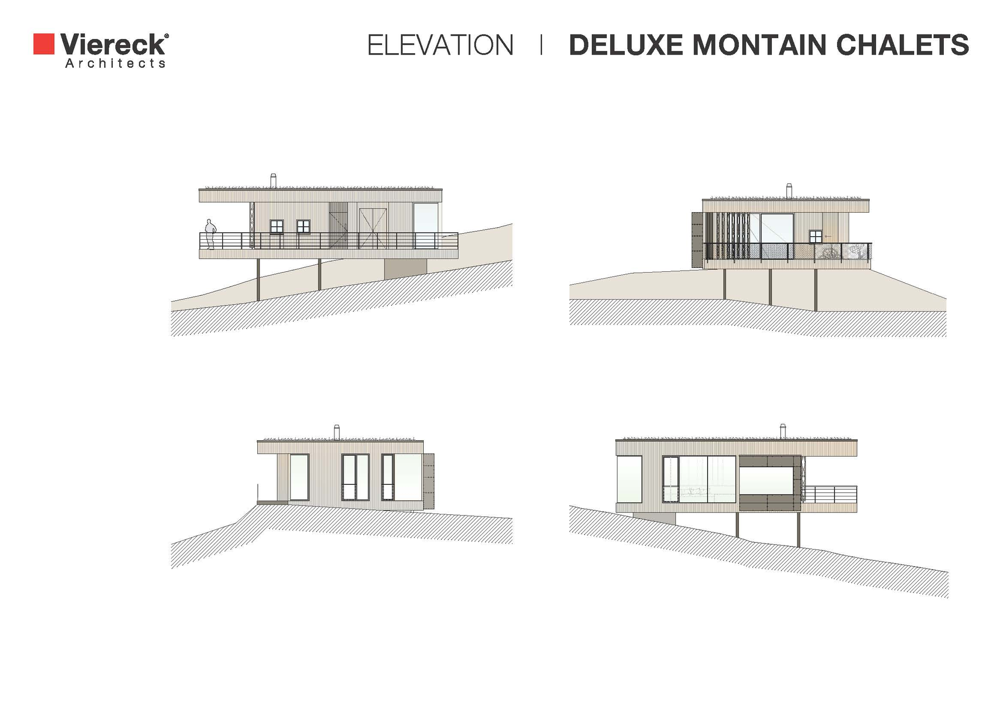 奥地利山景木屋丨Viereck Architects-42