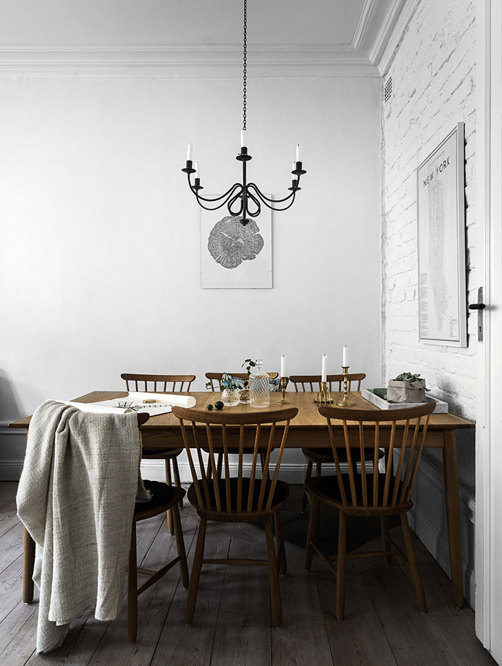 瑞典小公寓的层叠卧室设计-9